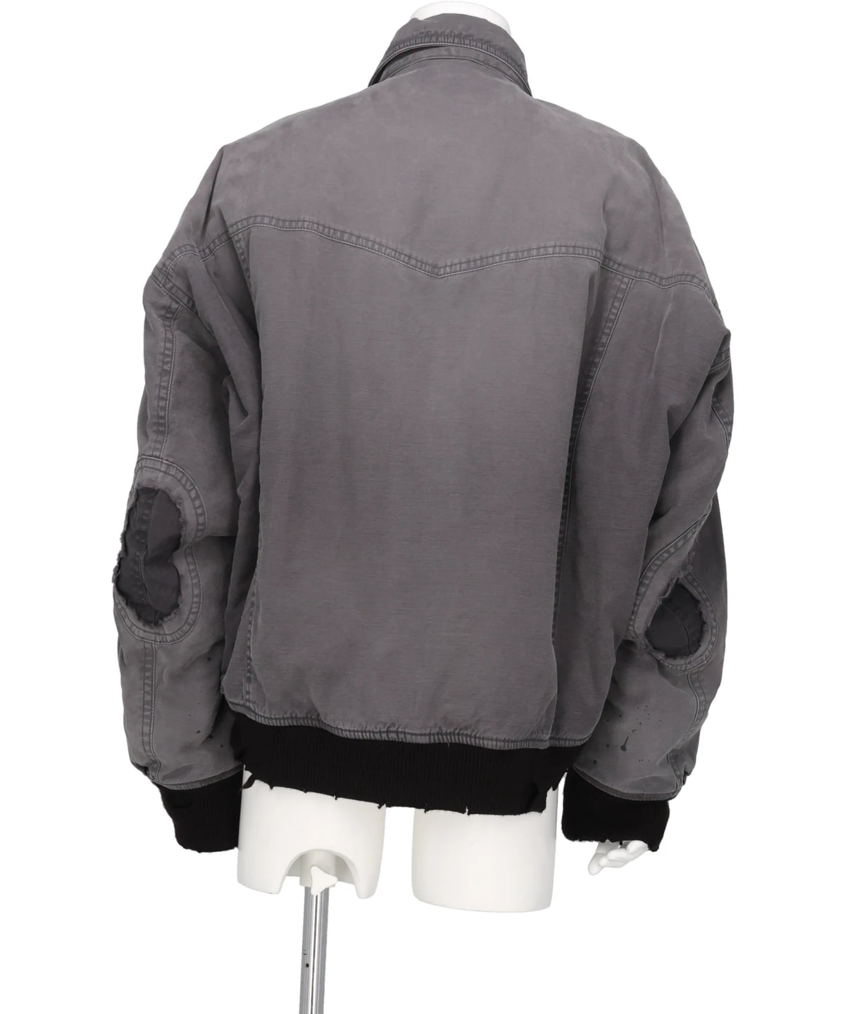 DAMAGED BACK SATIN BL
