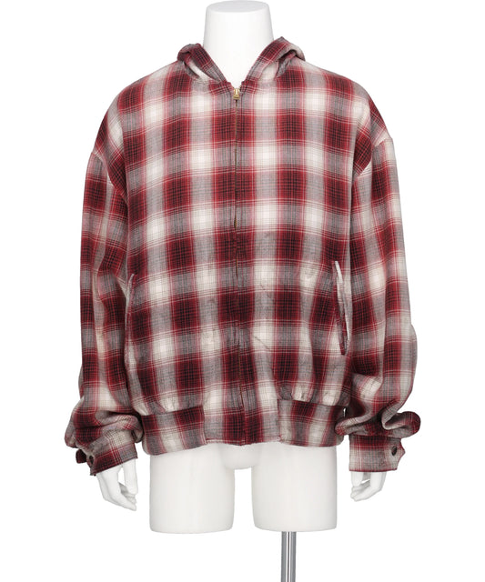 KAMIYA(カミヤ) 2026AW OG CHECK SUN-FADED BLOUSON G17BL037