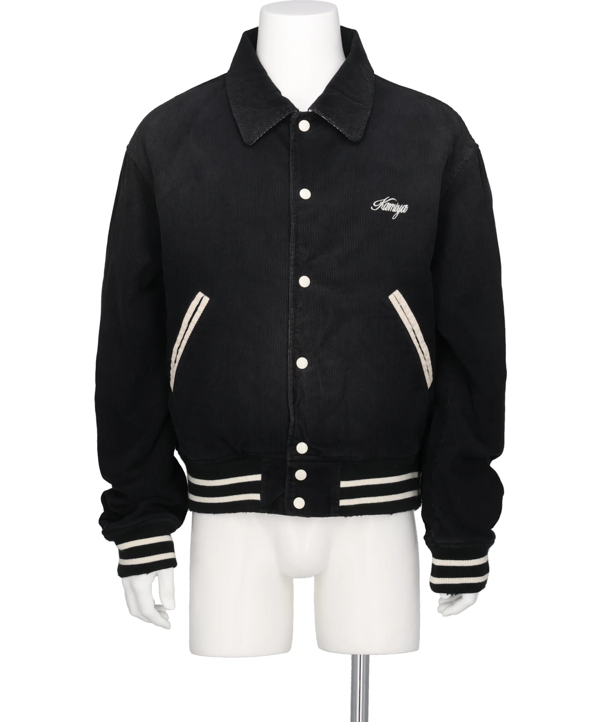 KAMIYA(カミヤ) 2026AW "GREATNESS ACT-COOL"EMBROIDEREDSUN-FADED VARSITY JACKET G17BL041