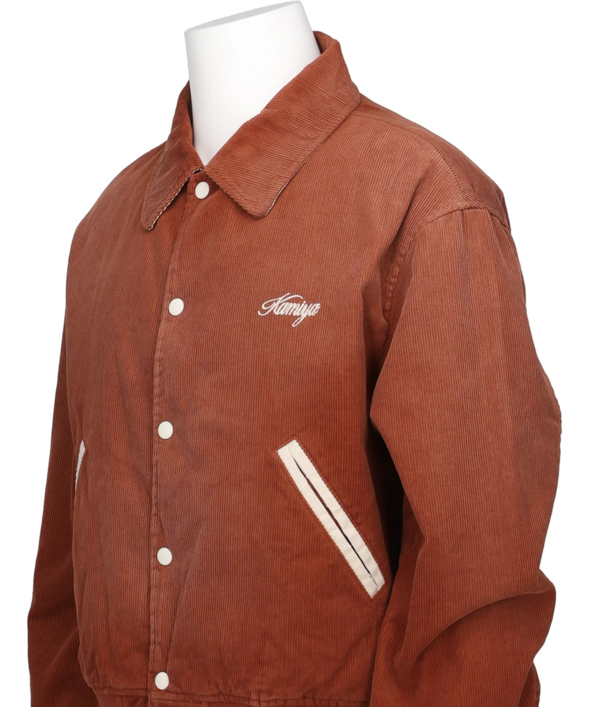 "GREATNESS ACT-COOL"EMBROIDEREDSUN-FADED VARSITY JACKET