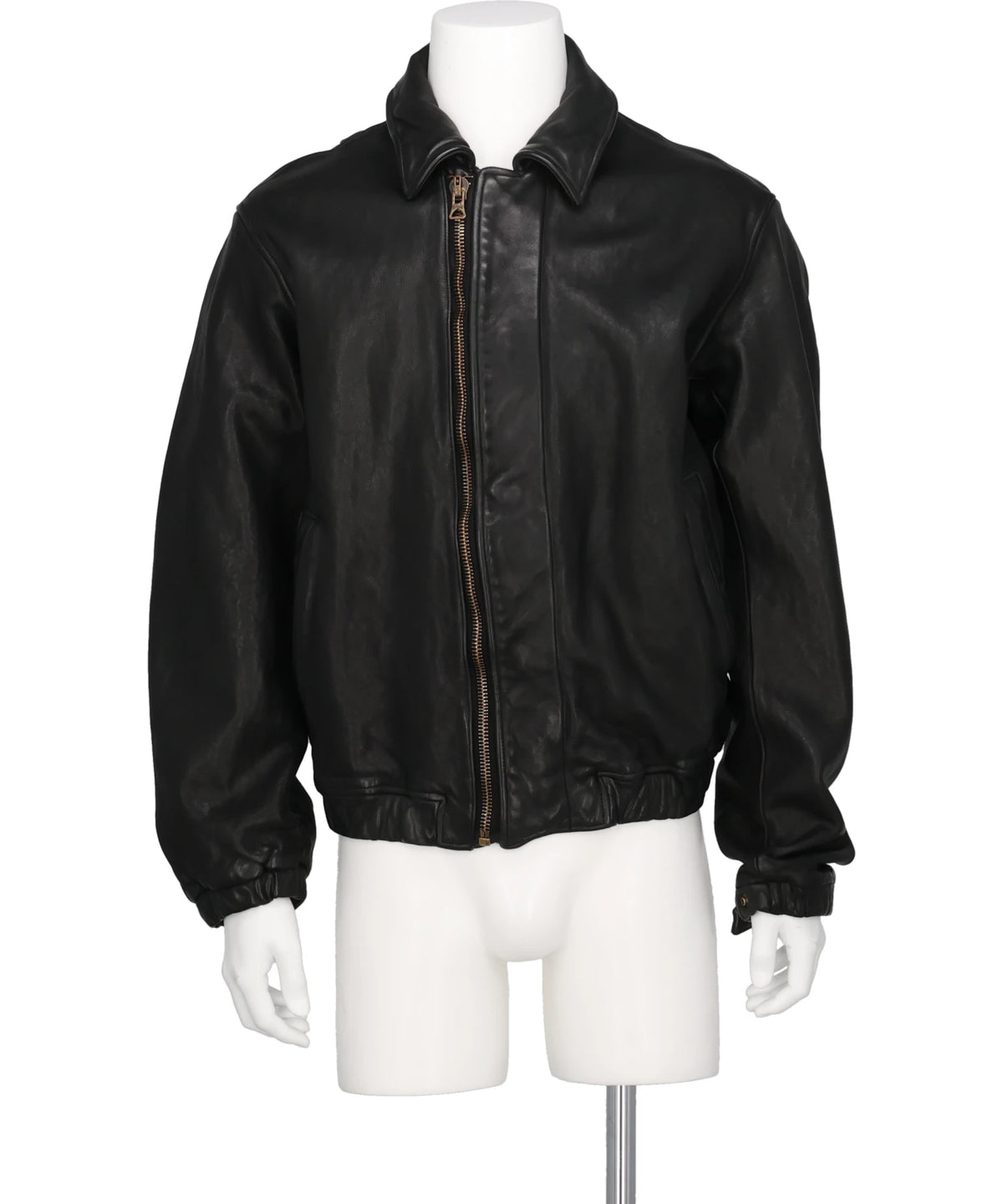 KIMINORI MORISHITA GARMENT DYED COW LEATHER BLOUSON