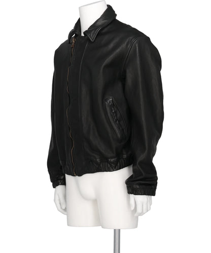 GARMENT DYED COW LEATHER BLOUSON