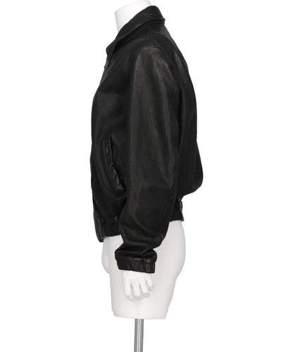 GARMENT DYED COW LEATHER BLOUSON