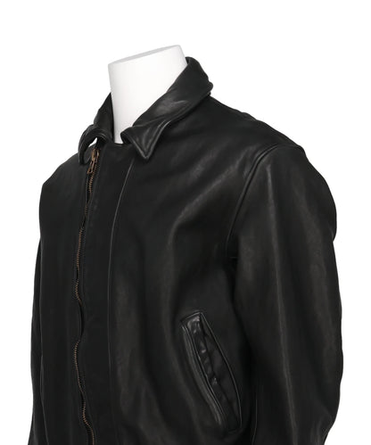 GARMENT DYED COW LEATHER BLOUSON