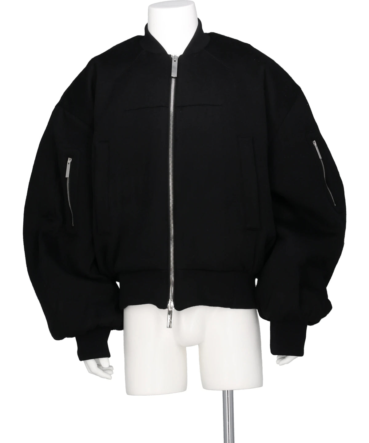 ATIÈRE FÉCALES（マティエール・フェカール） 2026AW UNISEX JEV BOMBER IN AUSTERE WOOL MAT03J008