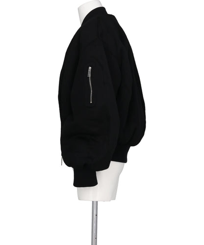 UNISEX JEV BOMBER IN AUSTERE WOOL