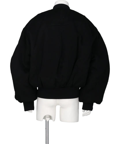 UNISEX JEV BOMBER IN AUSTERE WOOL