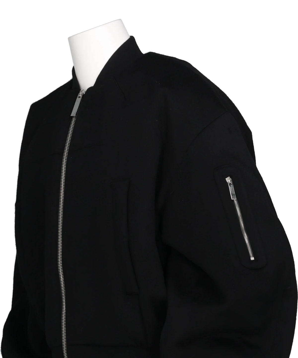 UNISEX JEV BOMBER IN AUSTERE WOOL