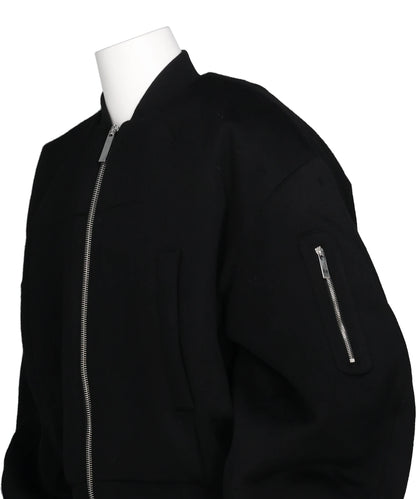 UNISEX JEV BOMBER IN AUSTERE WOOL