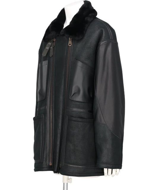 W-ZIP MOUTON FLIGHT JACKET