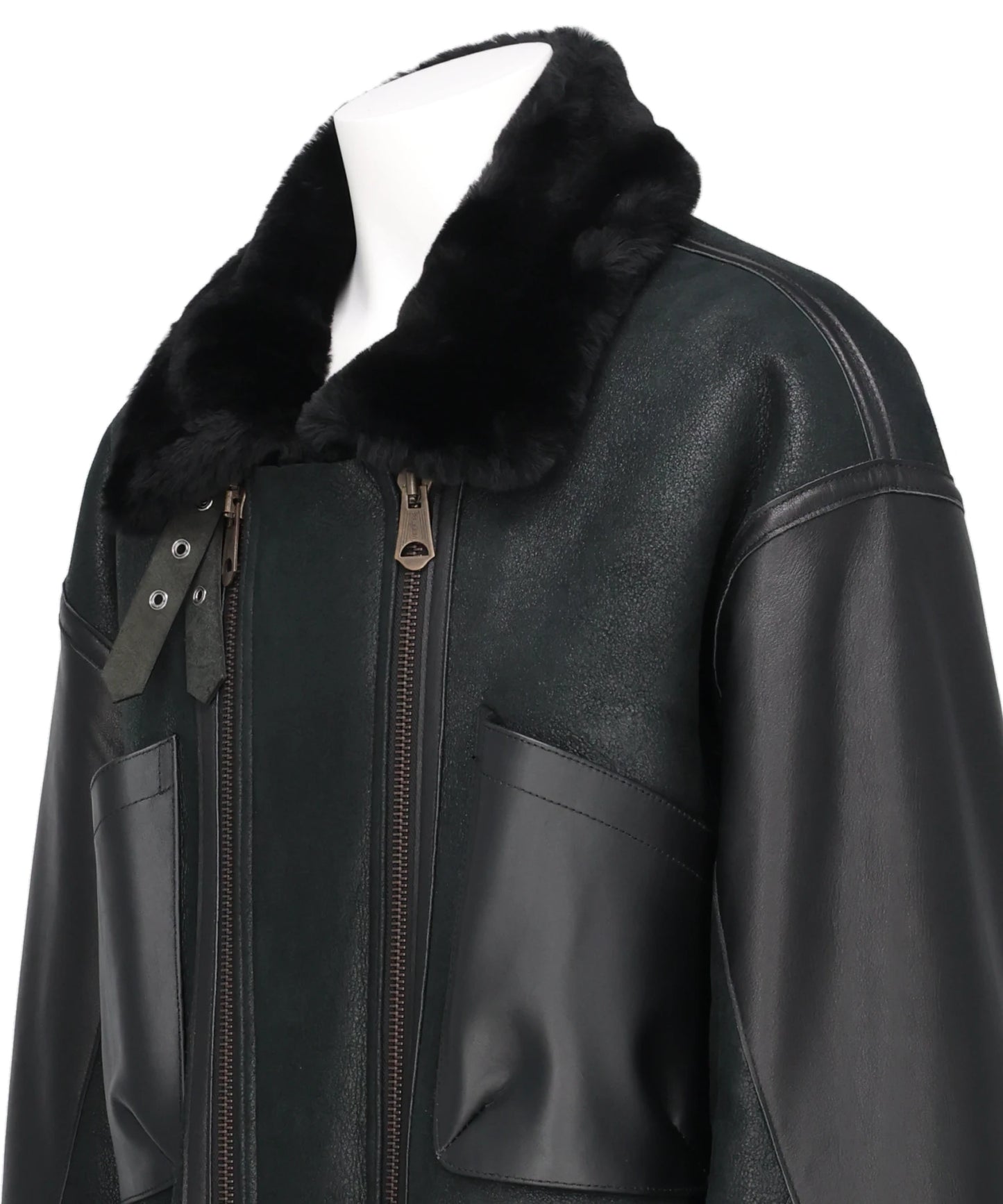 W-ZIP MOUTON FLIGHT JACKET