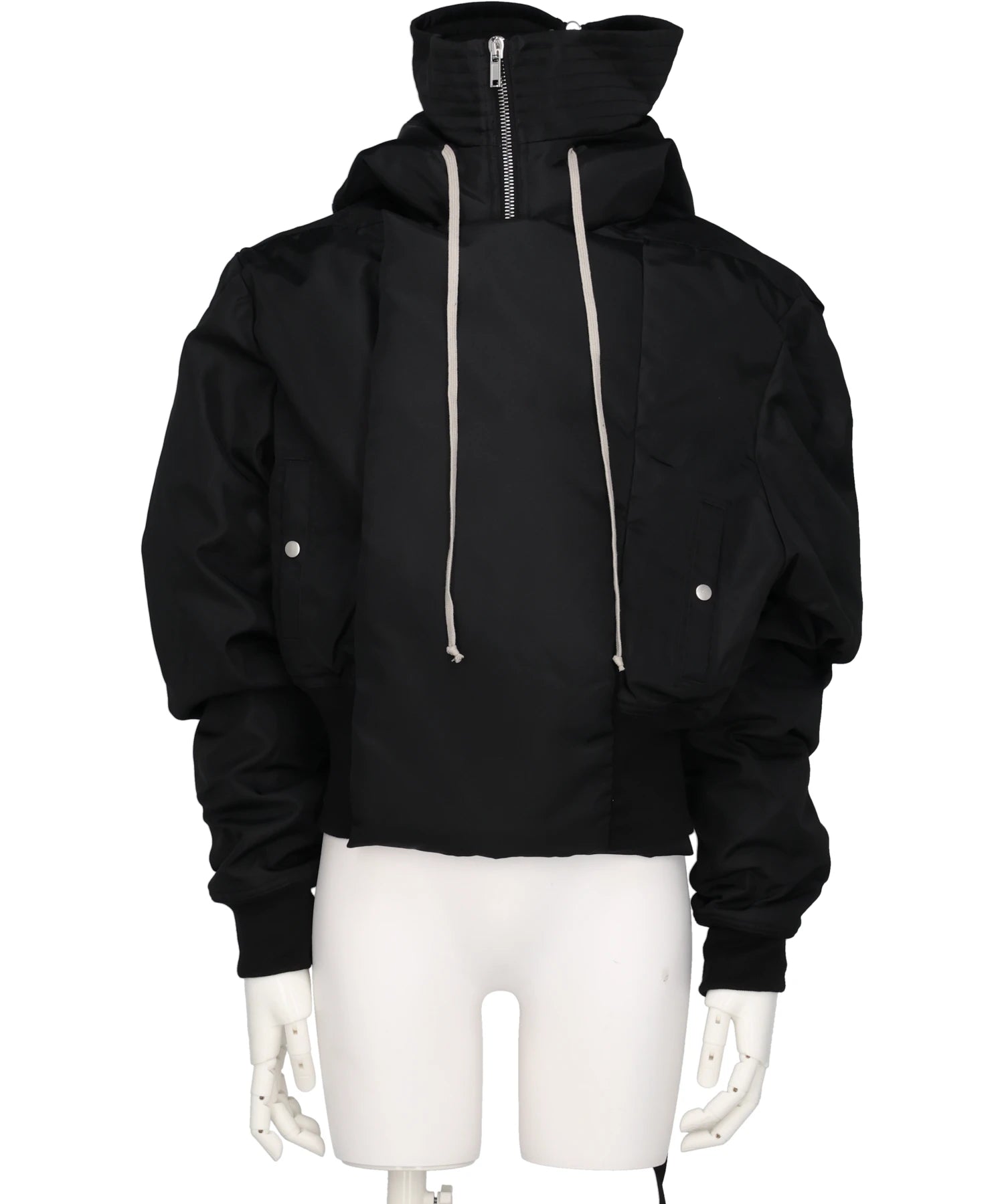 DRKSHDW(ダークシャドウ)CROPPED ALICE PARKA - BLACK