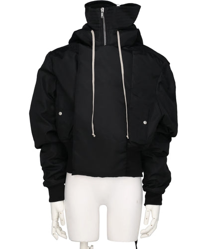 DRKSHDW(ダークシャドウ)CROPPED ALICE PARKA - BLACK