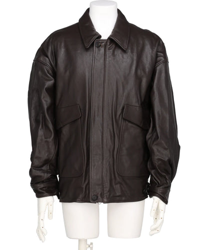 LEATHER FLIGHT JACKET