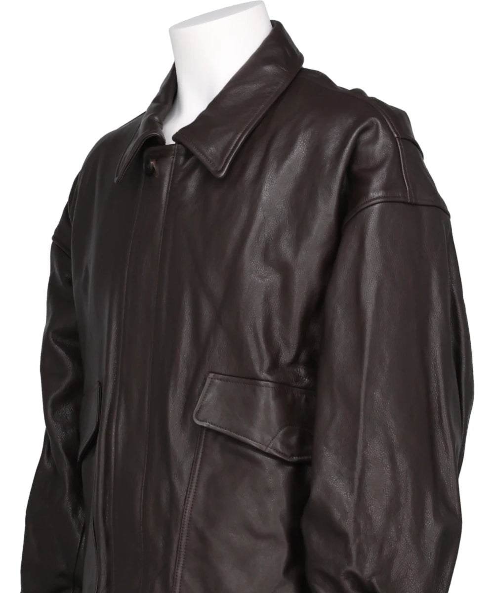 LEATHER FLIGHT JACKET