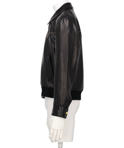 STUDDED WESTERN HARRINGTON JACKET