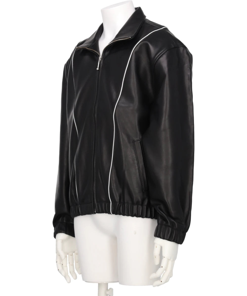 ERNEST W.BAKER(アーネスト・W・ベイカー) LEATHER TRACK JACKET ERNEST W.BAKER(アーネスト・W・ベイカー) LEATHER TRACK JACKET