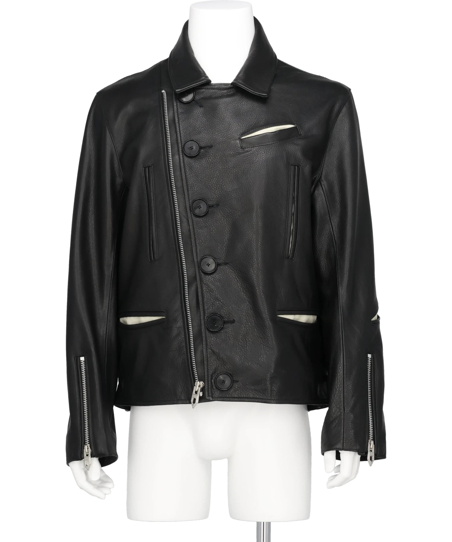 MASU(エムエーエスユー) 2026SS MOTORCYCLE LEATHER JACKET M26U6BL001