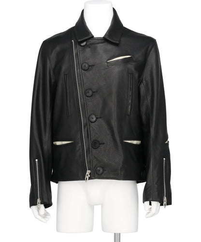 MASU(エムエーエスユー) 2026SS MOTORCYCLE LEATHER JACKET M26U6BL001