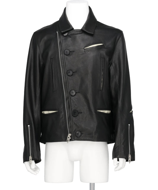 MASU(エムエーエスユー) 2026SS MOTORCYCLE LEATHER JACKET M26U6BL001