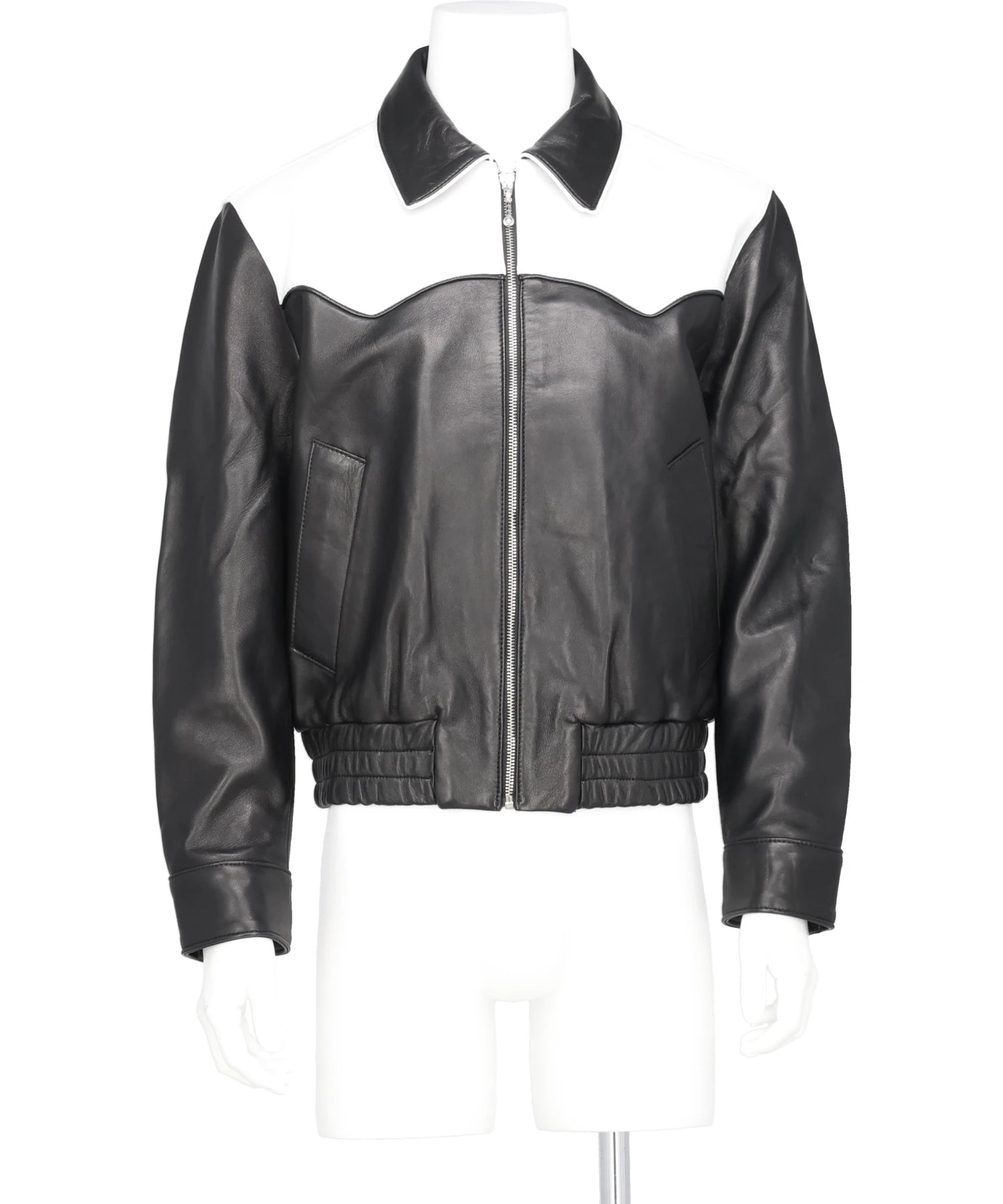 ERNEST W.BAKER(アーネストダブルベーカー)WESTERN LEATHER HARRINGTON JACKET