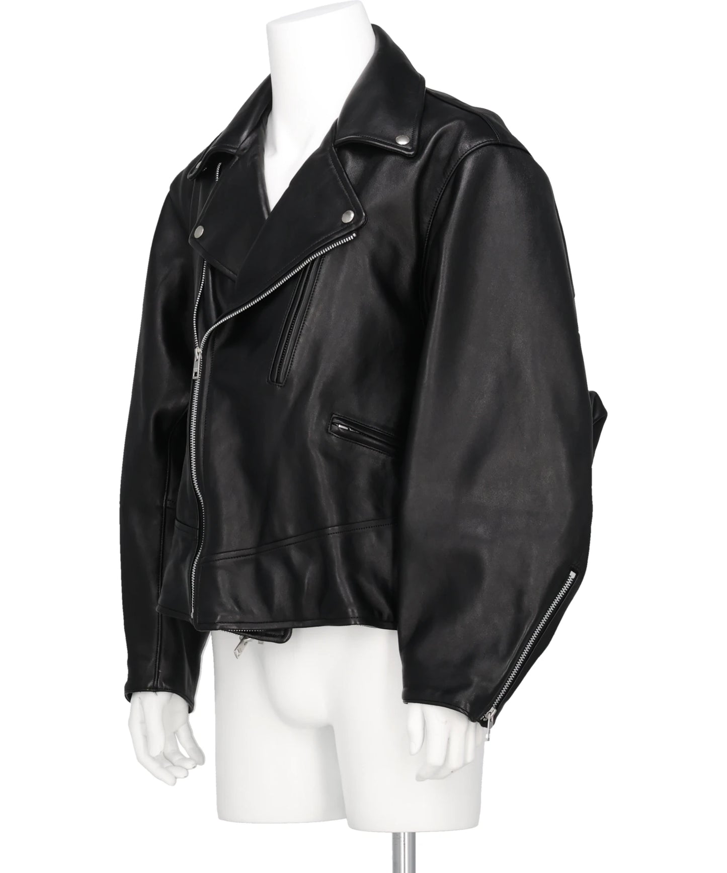 DOUBLE-END VINTAGE LEATHER RACINGJACKET