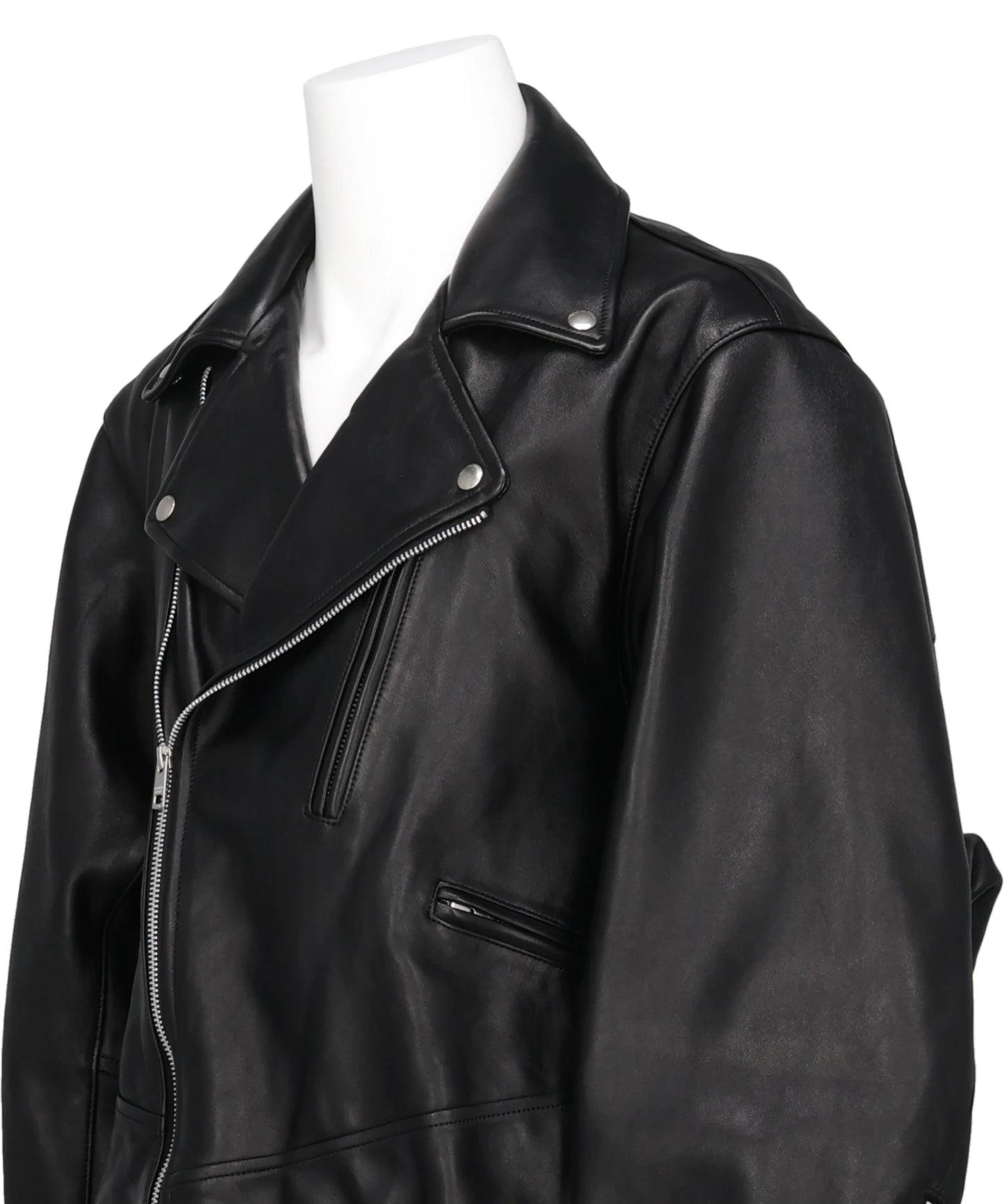 DOUBLE-END VINTAGE LEATHER RACINGJACKET