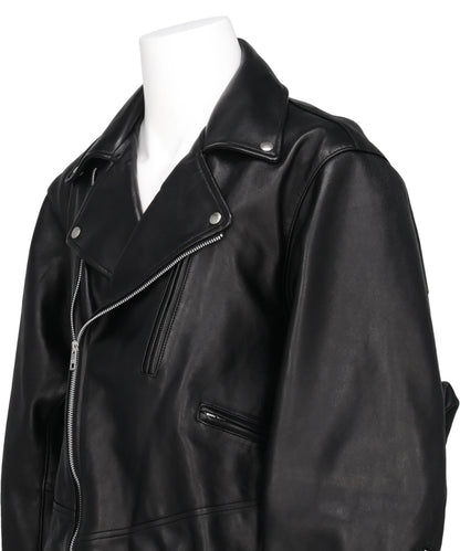 DOUBLE-END VINTAGE LEATHER RACINGJACKET