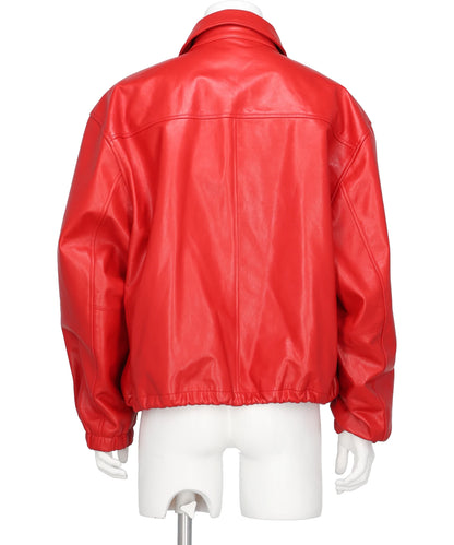 LAMB LEATHER COACH JACKET