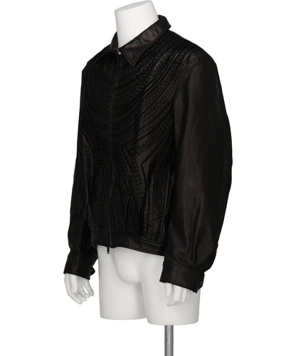 LEATHER BLOUSON