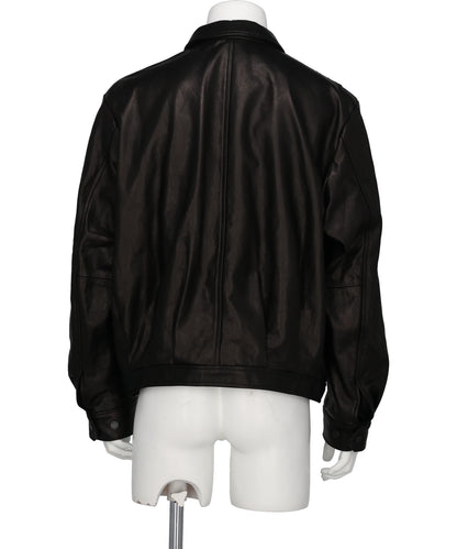 LEATHER BLOUSON