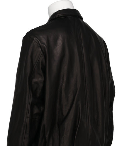LEATHER BLOUSON