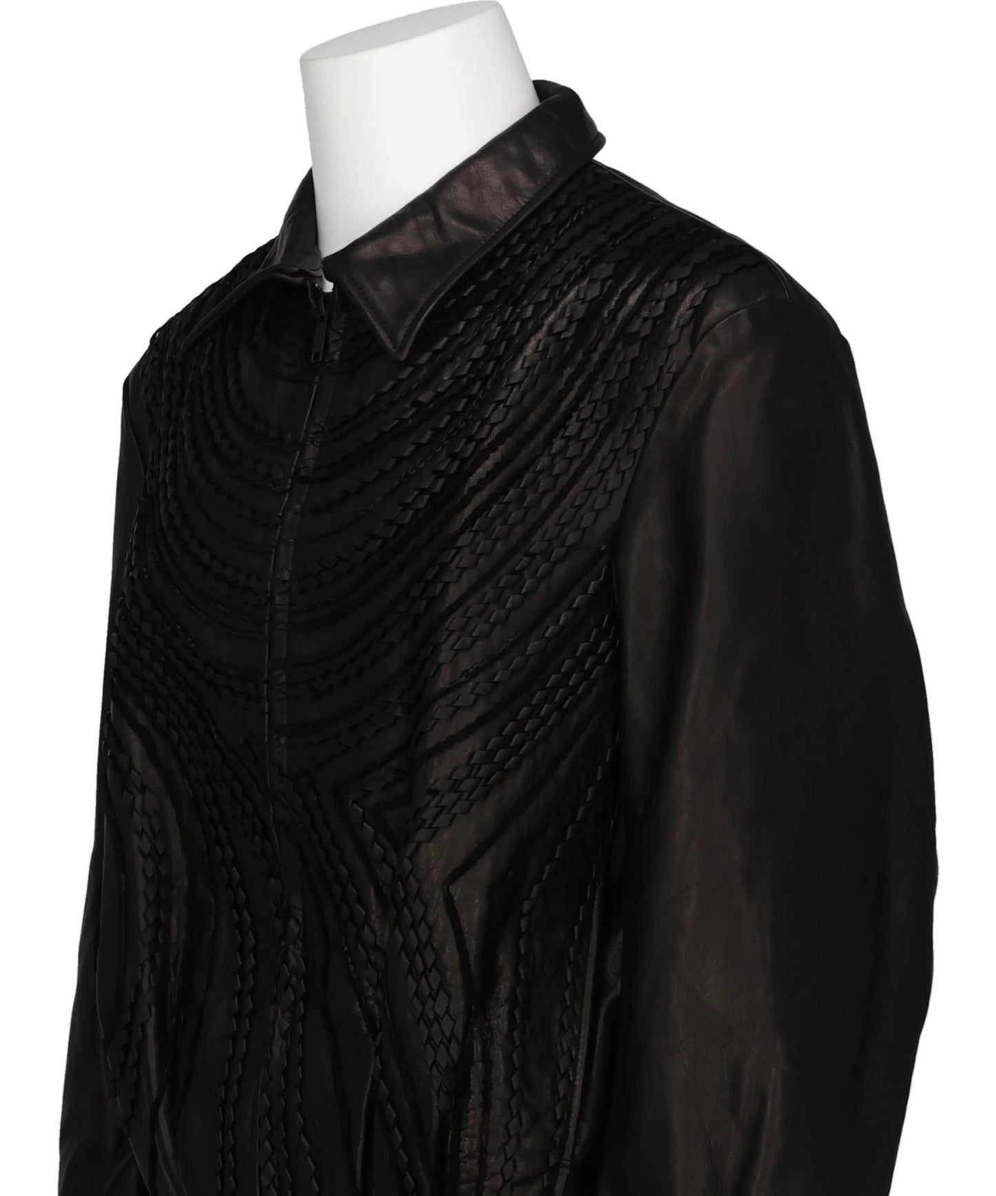 LEATHER BLOUSON