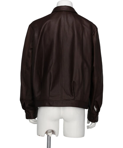 LEATHER BLOUSON