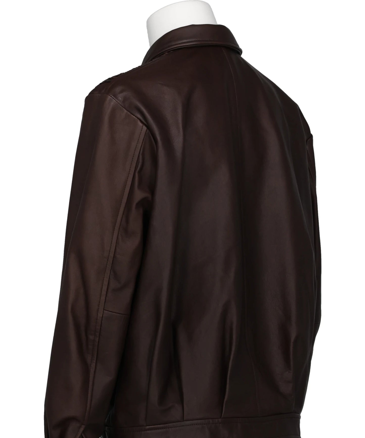 LEATHER BLOUSON
