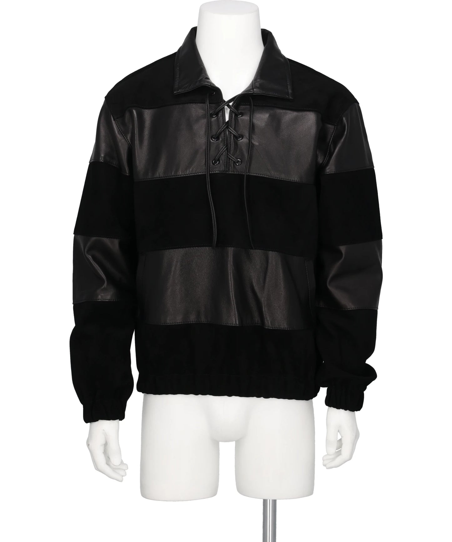 ERNEST W.BAKER LEATHER&SUEDE SAILOR JACKET
