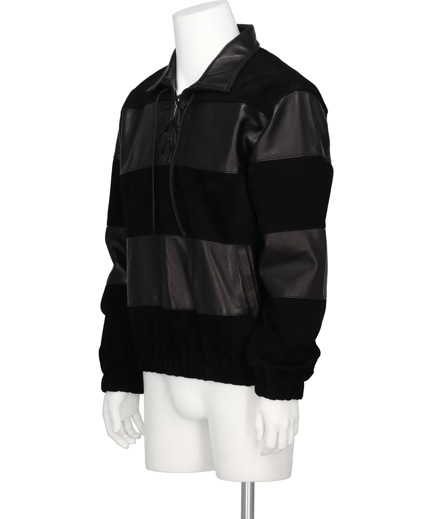 LEATHER&SUEDE SAILOR JACKET