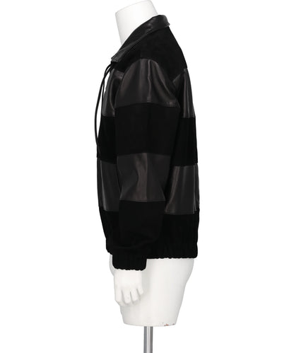 LEATHER&SUEDE SAILOR JACKET