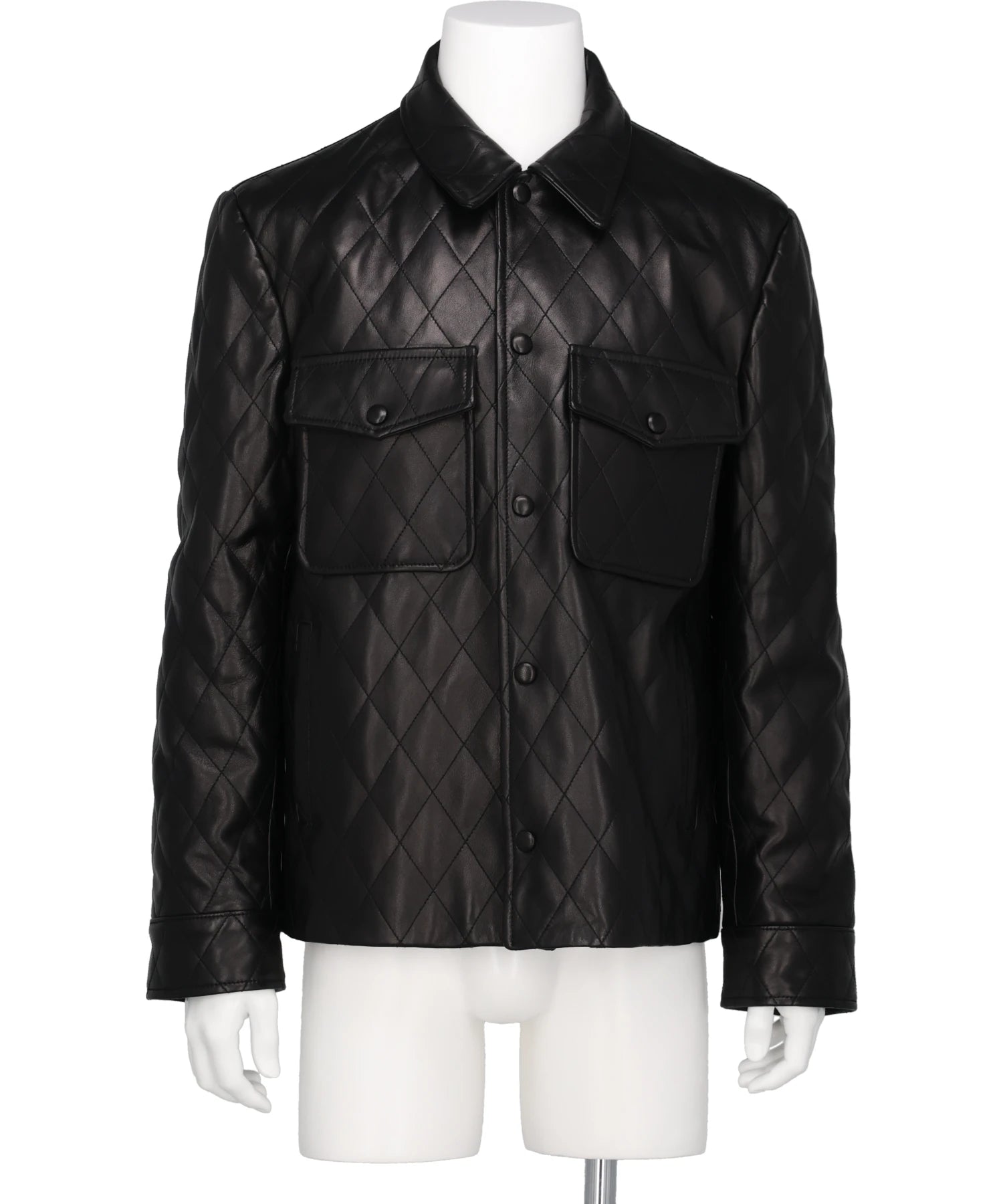 ERNEST W.BAKER(アーネスト・W・ベイカー) 2026AW QUILTED LEATHER OVERSHIRT JA49QL-LE411