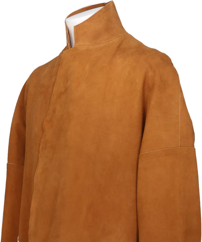 CLASSIC LEATHER GOWN COAT