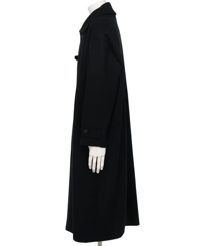 MELTON BIG BALMACCAN COAT
