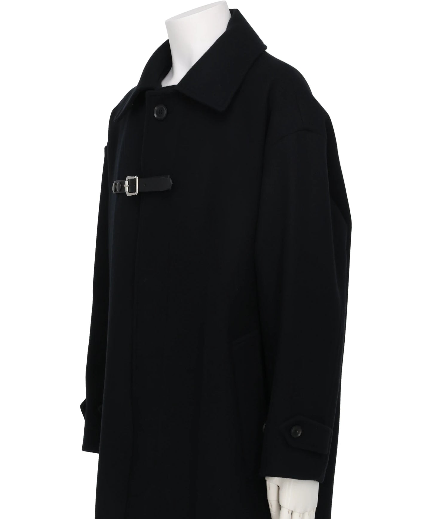 MELTON BIG BALMACCAN COAT