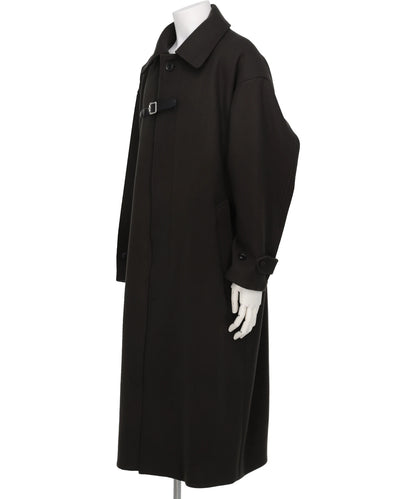 MELTON BIG BALMACCAN COAT