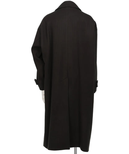 MELTON BIG BALMACCAN COAT