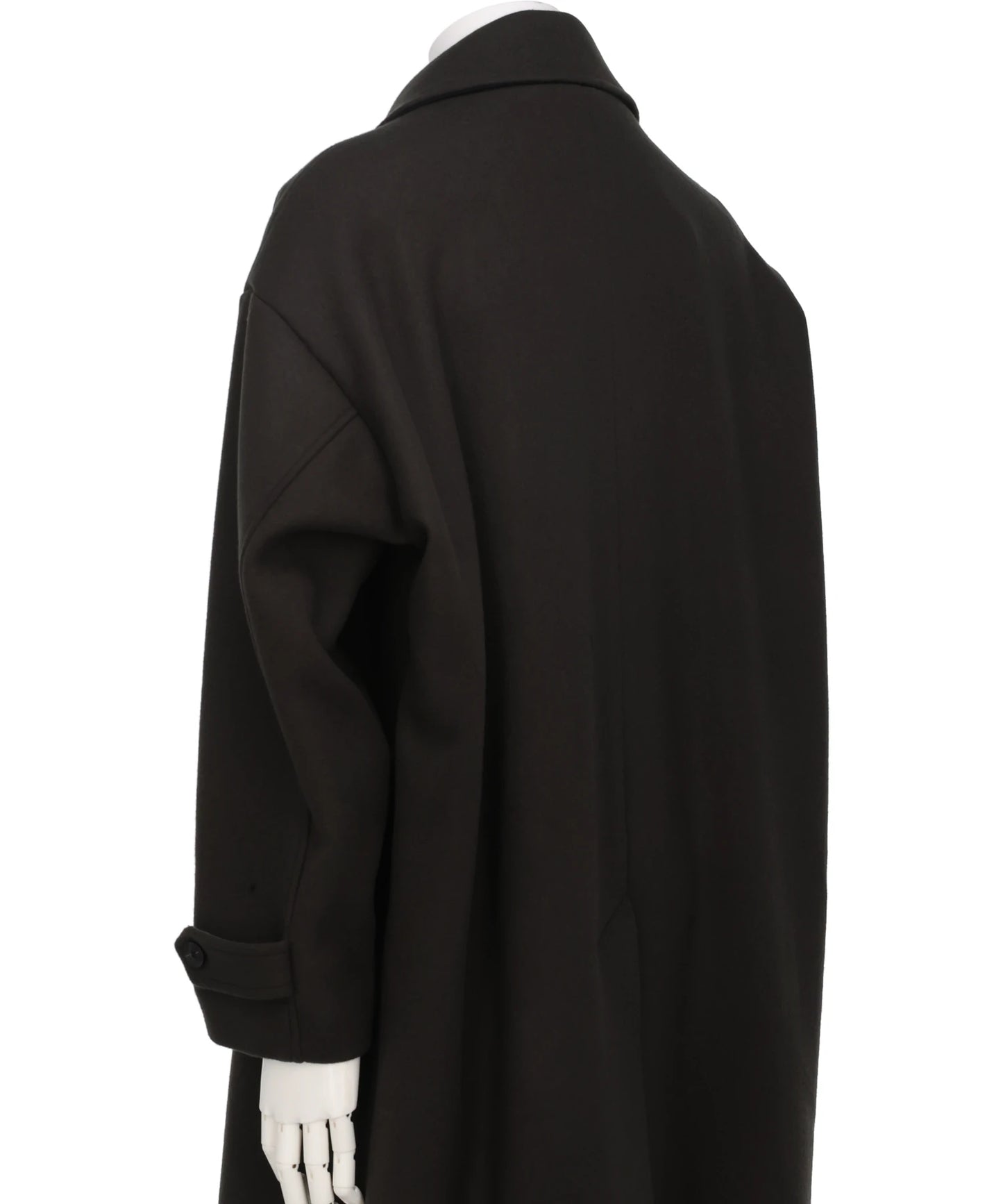 MELTON BIG BALMACCAN COAT