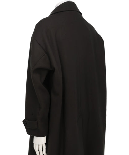 MELTON BIG BALMACCAN COAT