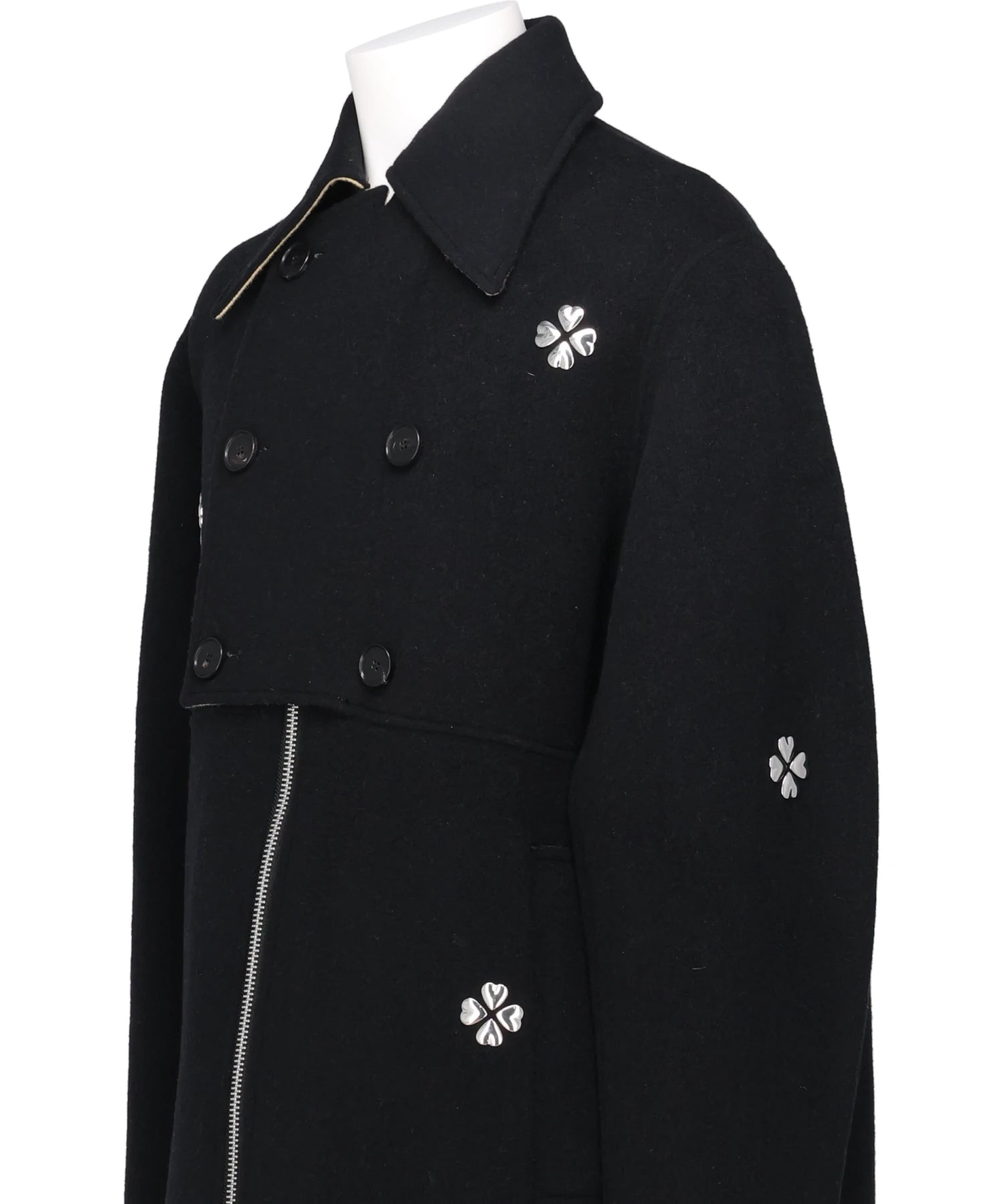 ジャケット・アウター MASU ZIP-UP CLOVER STUDS COAT 48 MASU / ZIP-UP CLOVER STUDS COAT-MASUの通販EQUAL