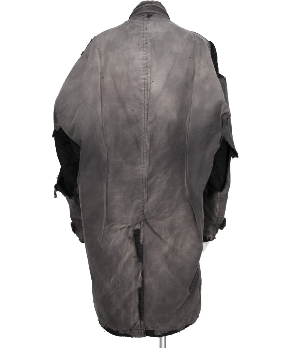 DISTRESSED BALMACAAN COAT