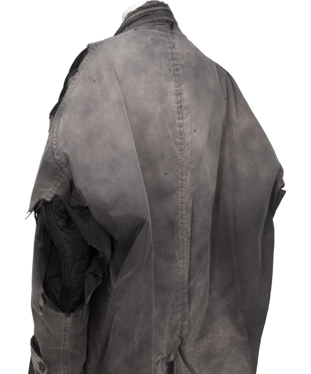 DISTRESSED BALMACAAN COAT