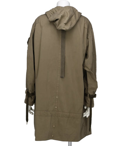 GARMENT DYED HOODIE COAT